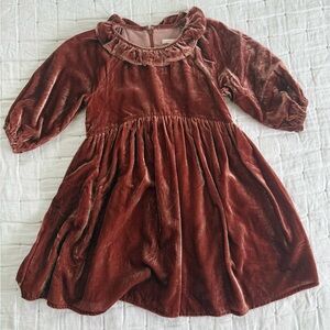 Noralee/ Rylee Cru Velvet Kids Dress